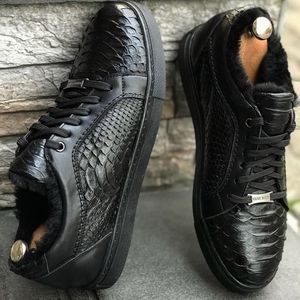 🐍Python leather shoes for men and women